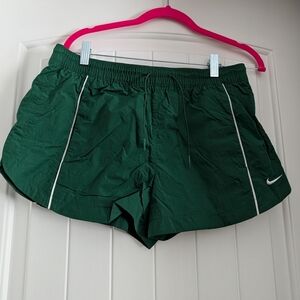 Nike Women's Dark Green Athletic Shorts